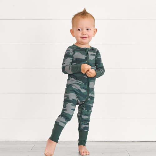 Vintage Camo Zippy - Little Sleepies