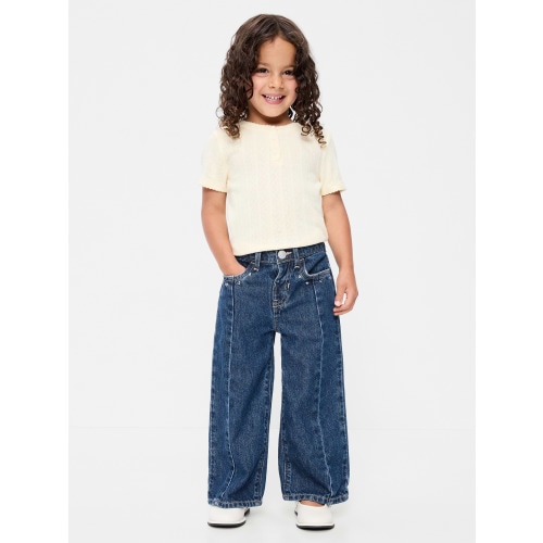 Super Baggy Wide-Leg Jeans for Toddler Girls