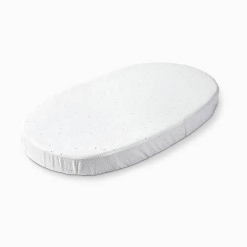 Stokke Sleepi Rainbow Dot Crib Fitted Sheet Designed by Pehr