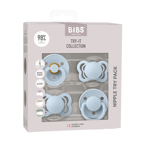 New Baby Pacifier Try-It Collection - Baby Blue