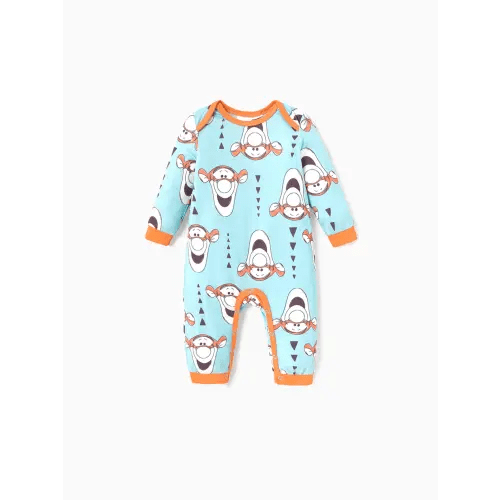 Disney Winnie the Pooh Baby Girl/Boy Naia™ Character Print Long-sleeve Jumpsuit