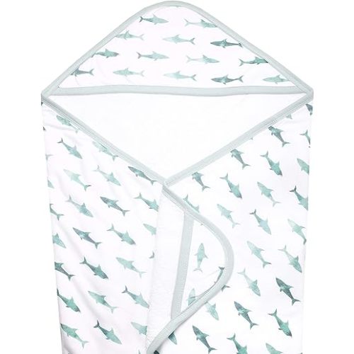 Copper Pearl Hooded Bath Towels Premium Knit/Terry Cloth Baby Towels with Hood, Pockets, and Cool Designs - Great to Gift and Make Bath Time Fun - Baby Bath Towel, Pacific