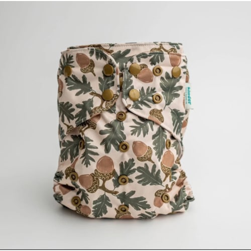 Nature: Essentials Pocket Cloth Diaper with Athletic Wicking Jersey, Grows with your Baby