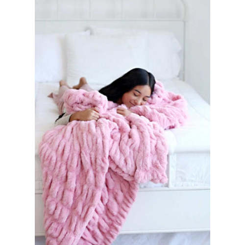 Hugs Cookie Pink Blanket | Minky Couture