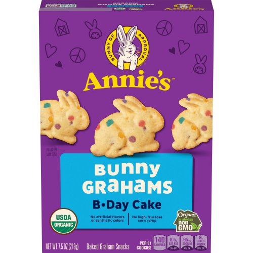 Annie's Organic Birthday Cake Bunny Grahams