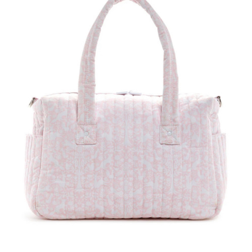 Quilted Stroller Bag - Woodland Pink