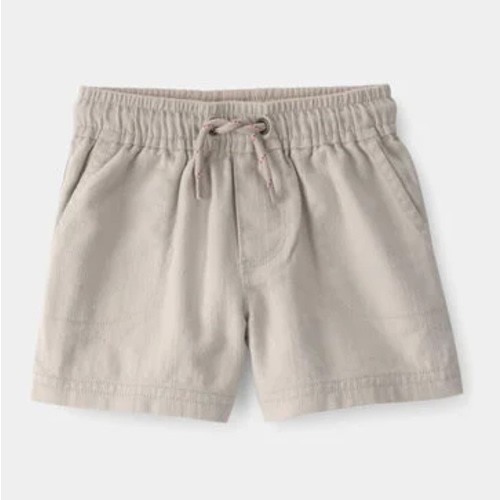 Baby Boy Twill Shorts - Light Khaki | Carter's