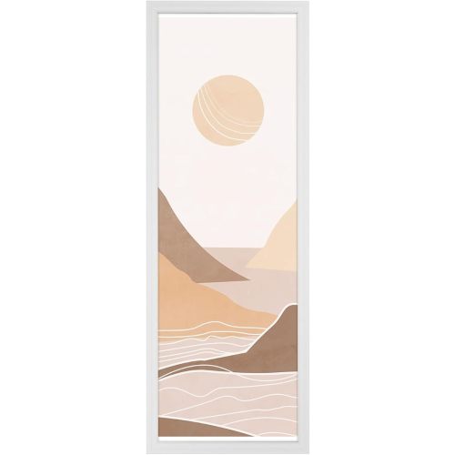 12x36 Frame Rustic White, Distressed 36x12 Picture Frame, Art Pic Hanging Poster Frame, 12 by 36 Gallery Family Concert Portrait Wall Photo Frame Anniversary/Birthday/Wedding/Thank you/Christmas Gift