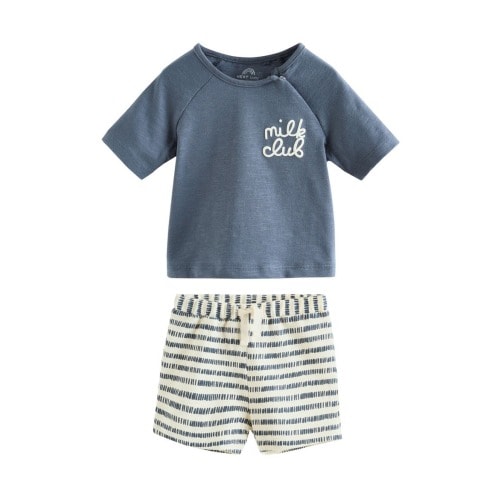 Milk Club T-Shirt & Shorts Set