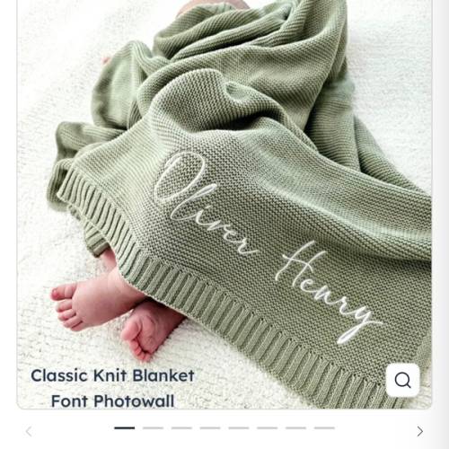 Customized Baby Blanket- personalizations included