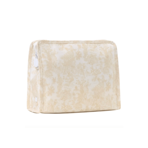 Roadie Medium Zip Pouch - Bunny Toile Sand