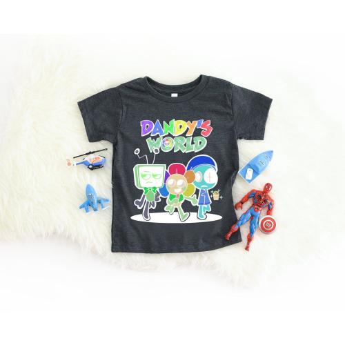Youth Gaming Shirt, Dandy’s World Shirt, Cute Game Character Shirt, Game Cartoon Shirt, Sprunki Shirt, Toddler Gamer Shirt, Girls Gaming Tee