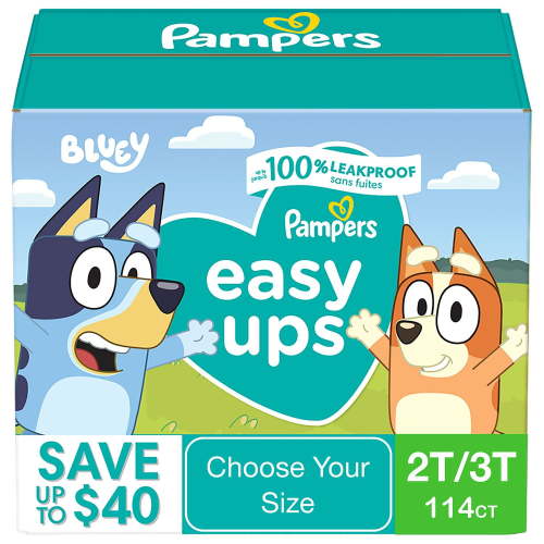 Pampers Easy Ups Training Pants Underwear, Sizes 2T-6T