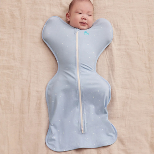 Swaddle Up™ 1.0 TOG Cotton Powder Blue Twinkle