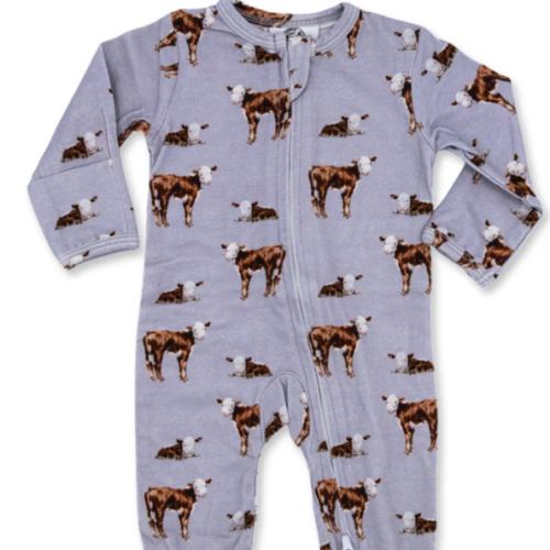 Hereford Footed Jammies – Cowkid Clothing Company