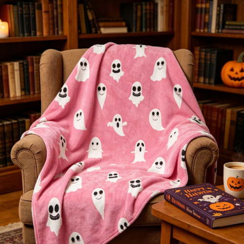 YuanGuangQ Halloween Pumpkin Bat Baby Blanket Gifts Super Soft Swaddle Newborn Cozy Baby Receiving Blanket Stroller Throw Blanket for Crib 40''x50'' for Couch, Bed, Living Room, Baby ,Puppy
