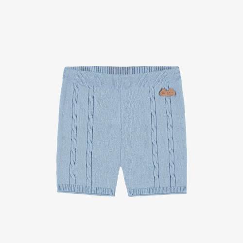 Short bleu pâle en tricot, naissance - Souris Mini