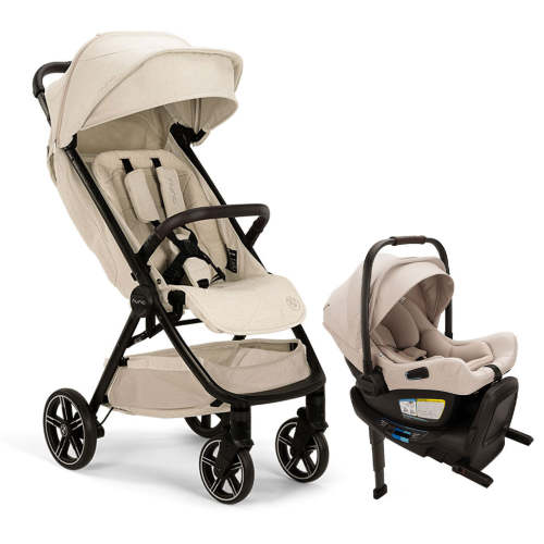TRVL lx Stroller + PIPA Series Travel System - BMW Mica / PIPA rx Aire / Biscotti
