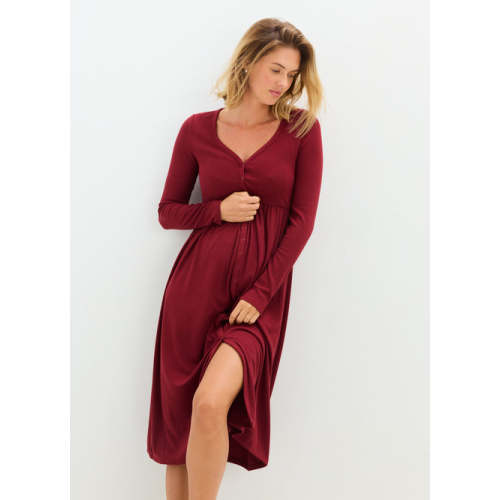 The Softest Rib Nursing Dress