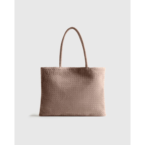 Siena Suede Handwoven Tote