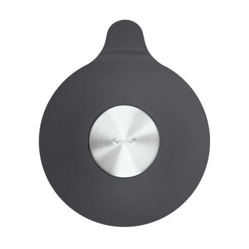 Bath Tub Drain Stopper Gray - Oxo: Silicone & Stainless Steel, Easy Removal, Fits Standard Tubs