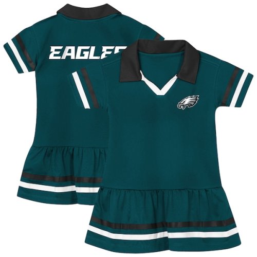Girls Toddler Outerstuff  Midnight Green Philadelphia Eagles Star Player Dress