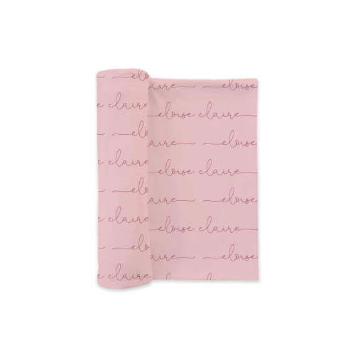 Personalized Baby Name Swaddle Blanket