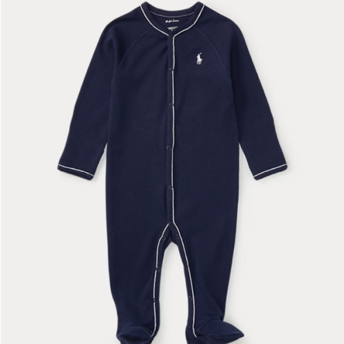 Cotton Jersey Footed Coverall | One-Pieces Baby | Ralph Lauren