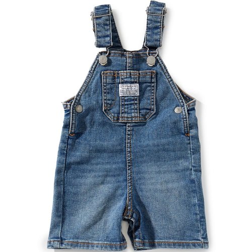 Levi's® Baby Boys Sleeveless Denim Shortalls