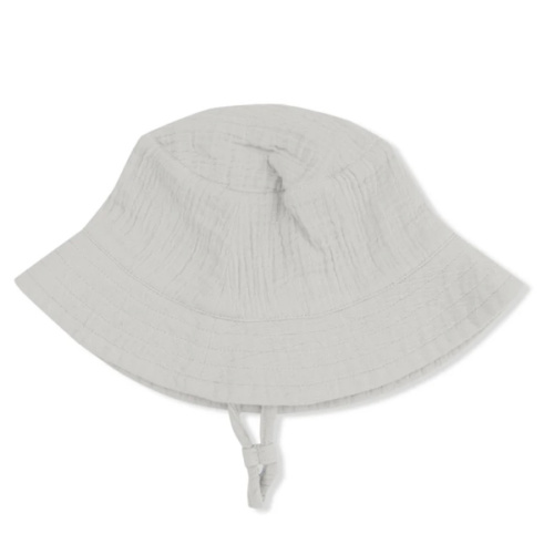 Shop Solid Muslin Desert Green - Bucket Hat - Li'l Baby Sprouts