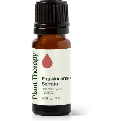 Plant Therapy Frankincense Serrata Essential Oils 100% Pure, Undiluted, Natural Aromatherapy, Frankincense Oil for Diffuser, Skin, Massage, & Joint Health, Therapeutic Grade 10 mL (1/3 oz)