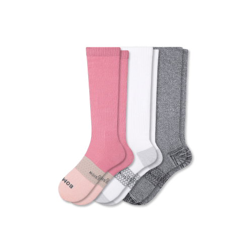 Women's Everyday Compression Knee High Sock 3-Pack (15-20mmHg)