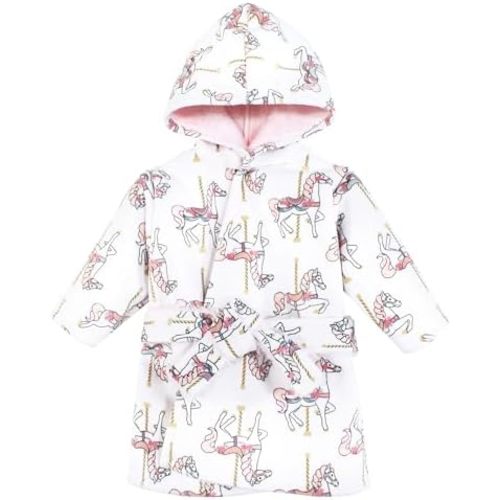 Hudson Baby Unisex BabyMink with Faux Fur Lining Pool and Beach Robe Cover-ups