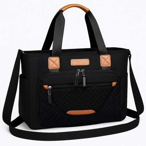 Diaper Bag,Baby Diaper Bag with 15 Pockets , Large Capacity Diaper Bag Tote,Waterproof Baby Bag for Mom and Dad, Multifunction Travel Tote Diaper Bags (Black)