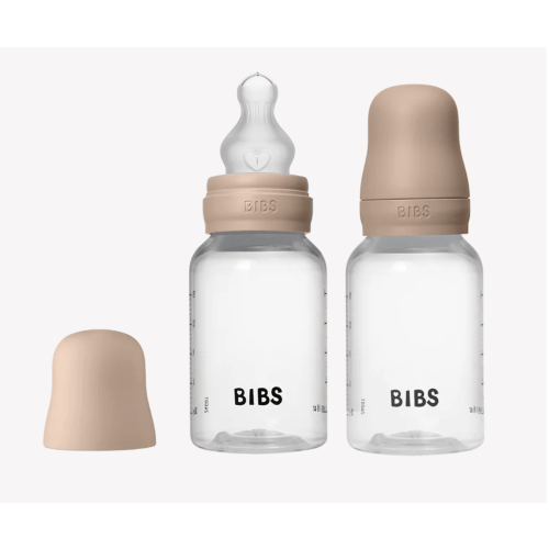 Baby bottle BPA-Free PP 5oz Silicone 2-Pack Blush | Slow Flow – Bibsworld store US