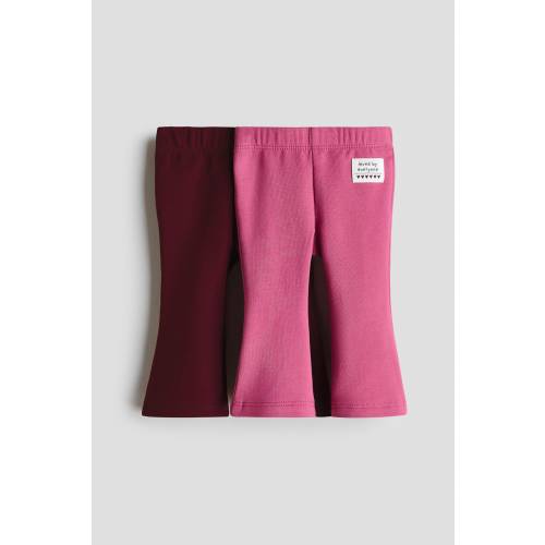 2-PACK FLARED SWEATPANT LEGGINGS