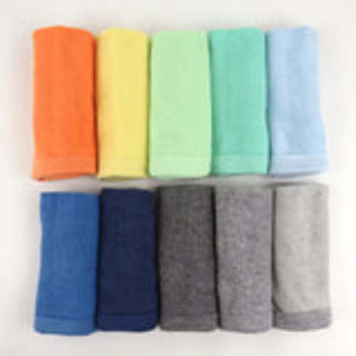 10-Pack Organic Cotton Baby-Terry Wash Cloths, Bright White | Honest Baby Clothing