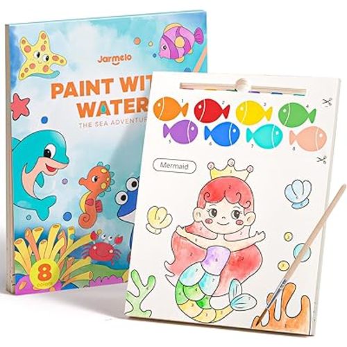 Jar Melo Paint with Water Books for Toddlers, Ocean Animals