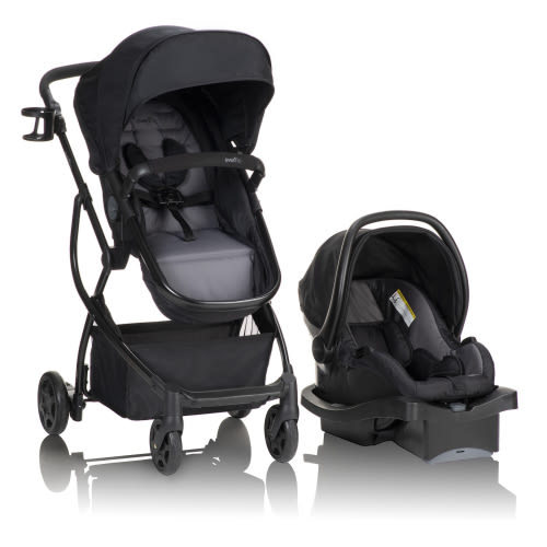 Evenflo Urbini Omni Plus Travel System Stroller, Alloy Gray