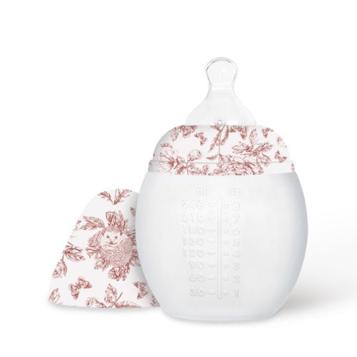 8 oz Baby Bottle | Tartine et Chocolat "Toile de Jouy" Terracotta