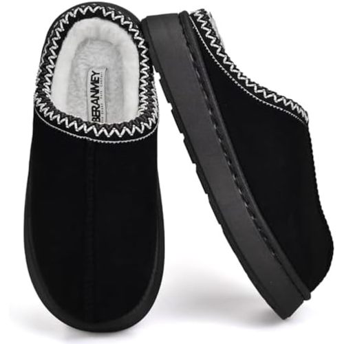 Thick-Soled Fuzzy Slippers for Women & Men - Cozy Platform House Shoes with Anti-Slip Sole, Warm Plush Lined Indoor Outdoor Short Ankle Slippers