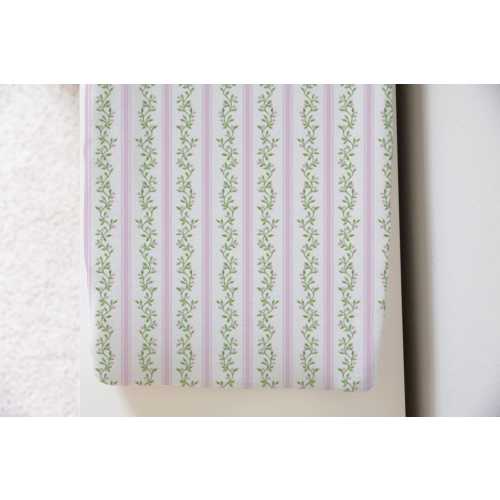 Libby Green and Pink Changing Pad Cover