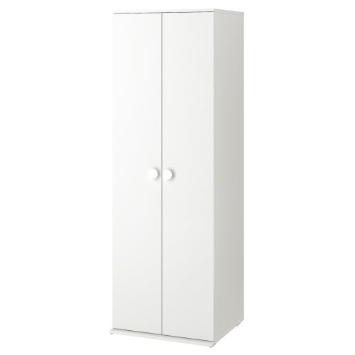 GODISHUS Wardrobe - white 23 5/8x21 1/4x70 1/8 "