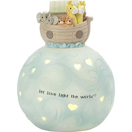 Precious Moments Noah's Ark Lighted Projector Baby Décor, Multi