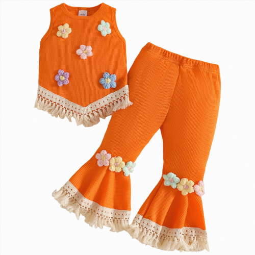 UAYOTSE Girl Clothes Set Summer Baby 0 6 12 18 24 Months 2T 3T Girl Clothes Shorts Set Floral Summer Outfits Cute Baby Clothes,Sizes 6-9 Months