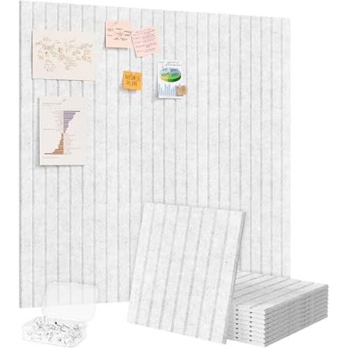 Lifewit Large Felt Bulletin Board with Self-Adhesive 36" x 36"- 9 Pack