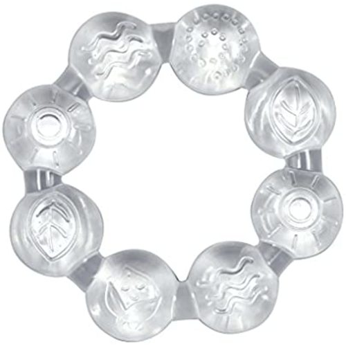 green sprouts Cooling Teether | Soothes Gums & Promotes Healthy Oral Development | Safer Plastic Filled with sterilized Water, Chill for Extra Relief, Textured Surface to Massage Gums