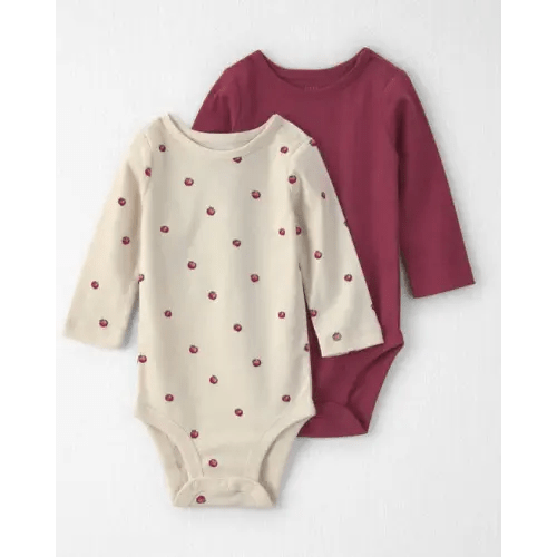 Baby Girl 2-Pack Organic Cotton Bodysuits - Little Planet | Carter's