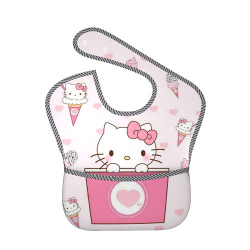 Hello Kitty Baby Feeding Bib Waterproof Food Bibs Toddler/Baby Bibs For Eating