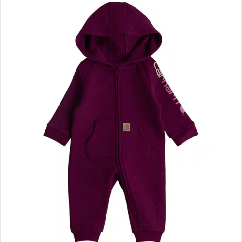 Boys' Long Sleeve Quilted Zip-Front Coverall (Baby)